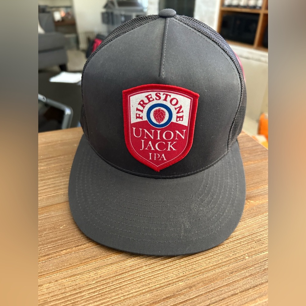 Charcoal Firestone trucker hat